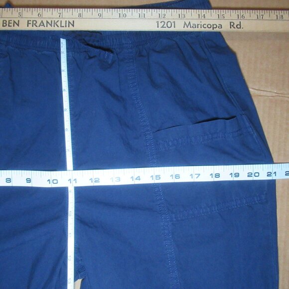 Aerie Navy Blue ‘Go-For-It’ 100% Cotton High-Waist Cargo Pants | Size Small - Picture 5 of 10